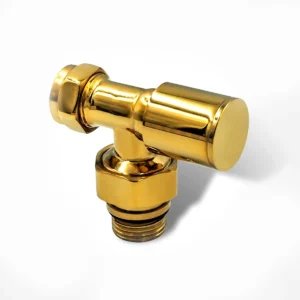 Bideppo Rakorlu PEX Sarı Köşe Radyatör Vanası