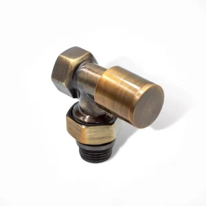 Bideppo Sarı Eskitme Köşe Radyatör Vanası